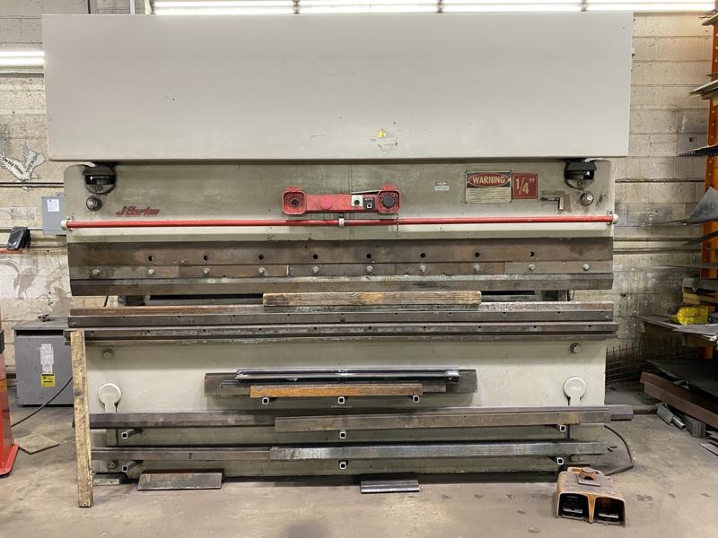 Pacific Hydraulic CNC Press Brake Model J110-10 in the General Welding Company shop
