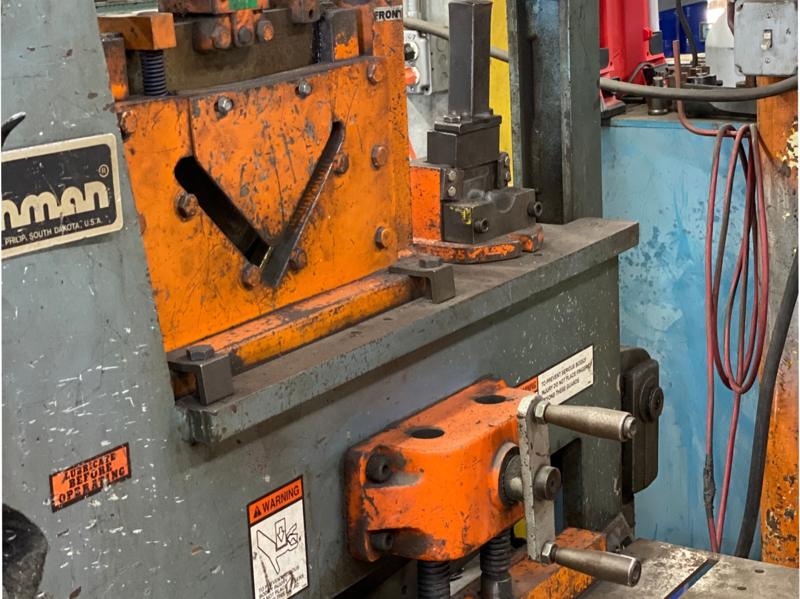 Scotchman Ironworker Model 6509-24M in the General Welding Company shop